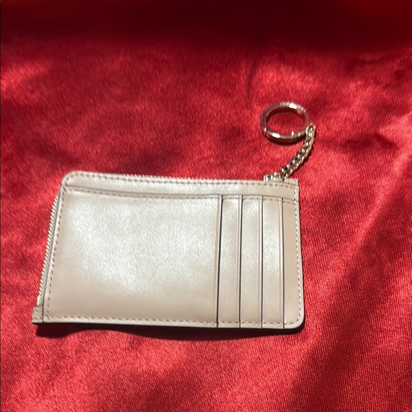 Kate Spade Cream Card Holder Keychain - Picture 2 of 6